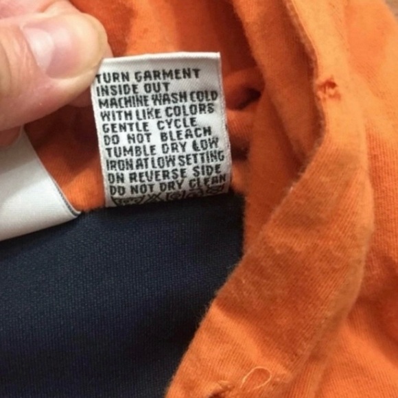 A/X Armani Women's Exchange Navy Orange Logo Zip Hooded Track Jacket Size Small - Picture 13 of 16